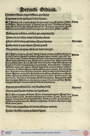 Secundi Ordinis