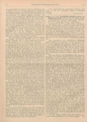 82-83 [Rezension] Krüger, Gust., Die christliche Literatur von Augustinus bis Gregor d. Gr