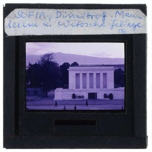 Sofia, Georgi-Dimitroff-Mausoleum,Sofia, Witoschagebirge