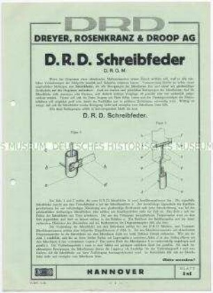 Schreibfedern für Messgeräte
