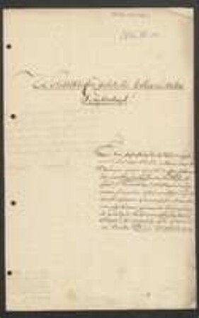 Brief von Johann Nep. Max. Million an Regensburgische Botanische Gesellschaft