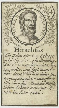 Bildnis des Heraclitus