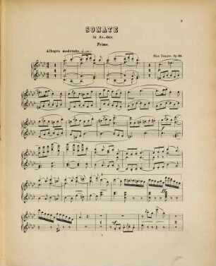 Sonate in As-Dur : für d. Pianoforte zu 4 Hdn. ; op. 33