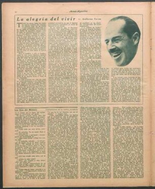 La alegría del vivir