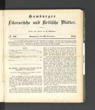 No. 102. 23. Dezember 1854