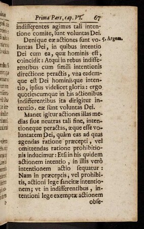 67-70, Denique eae actiones sunt voluntas Dei, in ...
