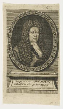 Bildnis des Georgius Adamus Struve
