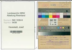 Entnazifizierung Josef Havestadt , geb. 01.04.1902 (Dezernent)
