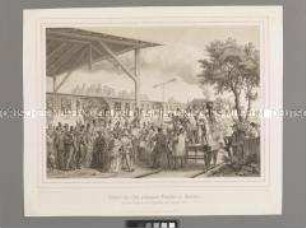 Ankunft der ersten gefangenen Franzosen in München 1870
