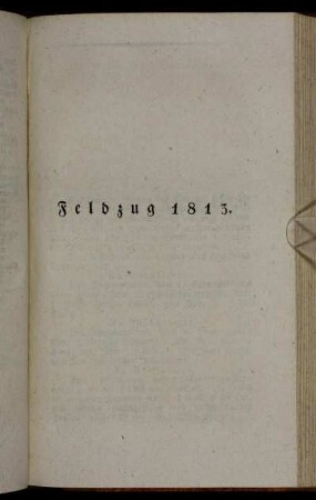 Feldzug 1813