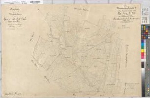 Garbeck (Balve), Separation Garbeck, Urkarte 1, Bl.1, Flur 3