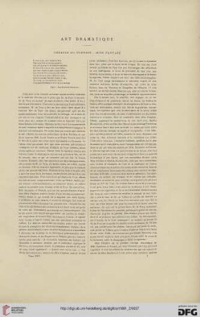 7: Art dramatique, [1] : Théatre du Gymnase: Miss Fanfare$nElektronische Ressource