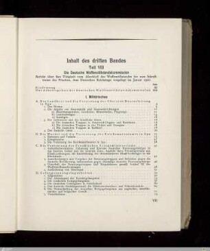 Inhalt des dritten Bandes