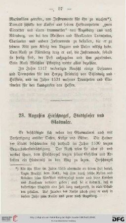 28. Augustin Hirschvogel, Stadtglaser und Glasmaler