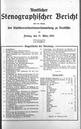31. März 1920