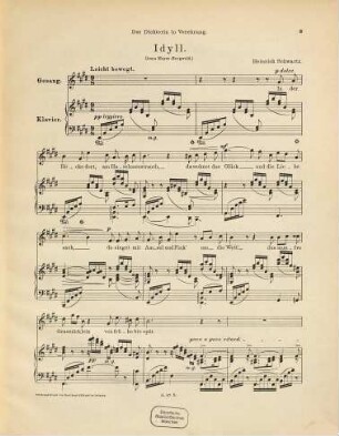 Vier Lieder : für 1 Singstimme mit Begl. d. Pianoforte