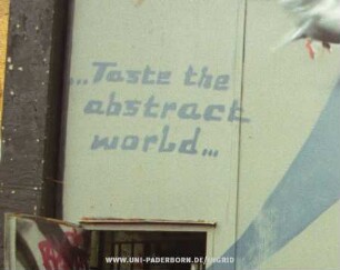 ...Taste the abstract world...