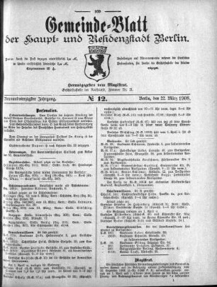 1908,12: No. 12, 22. März 1908