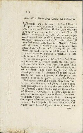 Minerali e Pietre delle Colline del Valdarno.