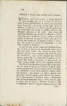 Minerali e Pietre delle Colline del Valdarno.