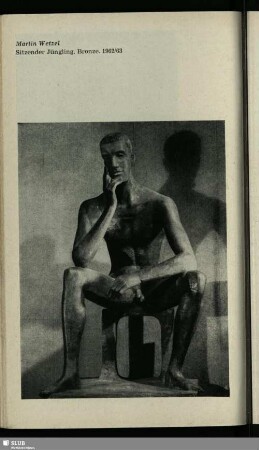 Sitzender Jüngling