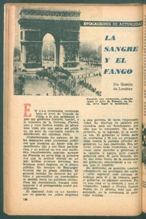 La sangre y el fango : Evocaciones de actualidad