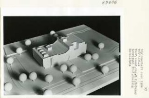 Kunstbibliothek Berlin (Diplomarbeit bei Peter Poelzig): Modellfoto