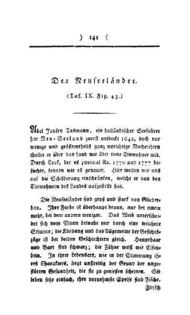 ¬Der¬ Neuseeländer : Taf. IX, Fig. 43