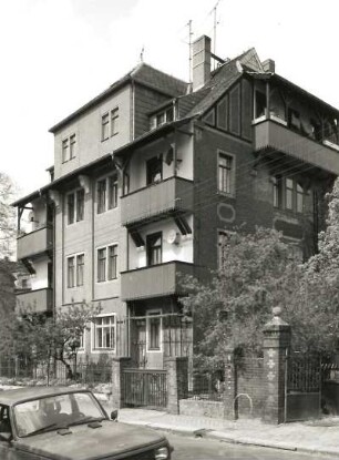 Meißen, Bergstraße 3. Wohnhaus (um 1910). Straßenansicht