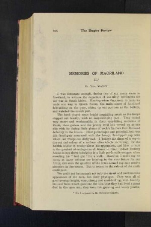 Memories of Maoriland