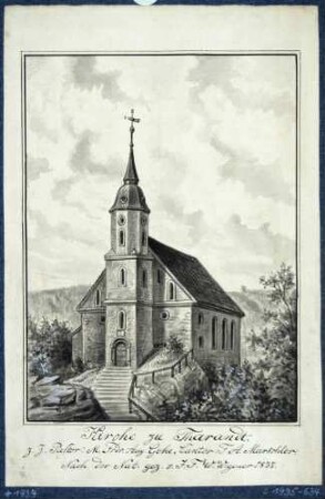 Die Berg- und Stadtkirche von Tharandt