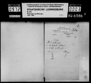 Kanzlisten beim Oberamt Öhringen
