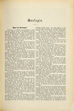 Naturgeschichte des Mineralreichs : für Schule u. Haus, 2. Geologie und Paläontologie