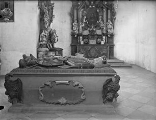 Grabmal von Bolesław 3., Herzog von Schlesien-Liegnitz-Brieg, der Freigebige, gestorben 1352