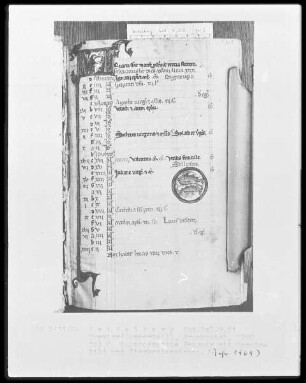 Brevier und Kalendar — Kalendar, Folio 2-7 — Kalenderseite Februar, Folio 2recto