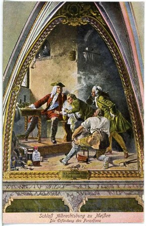 Meißen. Albrechtsburg - Erfindung des Porzellans