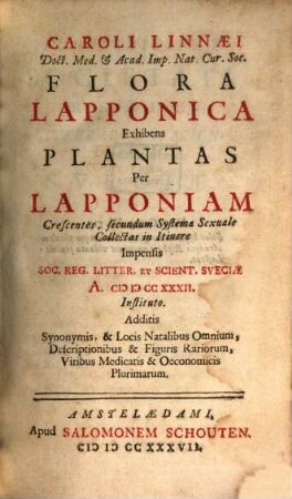 Flora Lapponica