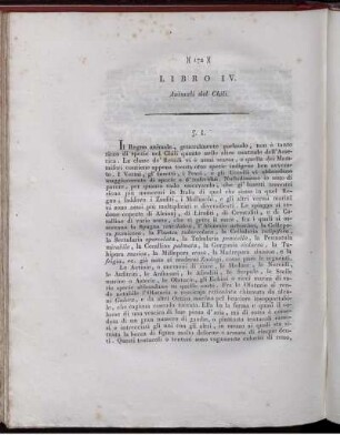 Libro IV. Animali del Chili.