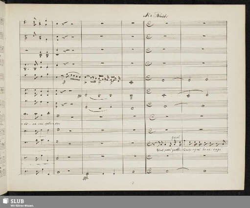 No. 2. Recit[ativo]: Qual pace qual delizia