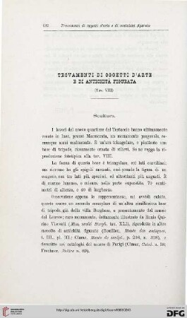 14: Trovamenti di oggetti d'arte e di antichità figurata, [5]