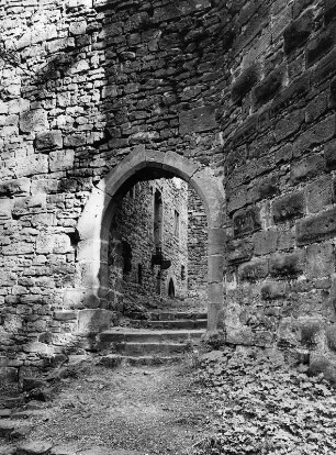 Eberbach Rhein-Neckar-Kreis. Burg Stolzeneck (um 1200). Portal