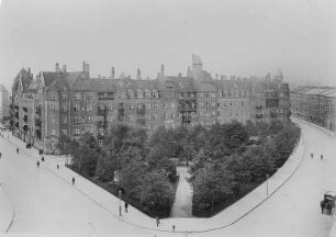 Dresden-Löbtau. Crispiplatz (Ebertplatz). Blick nach Südost