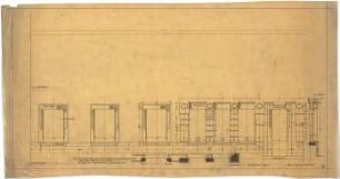 Billing, Hermann; Karlsruhe, Hirschstr. 101 a / Vorholzstr.; Haus Kohlbecker - Fassade, Fenster (Grundriss; Ansicht; Schnitt)