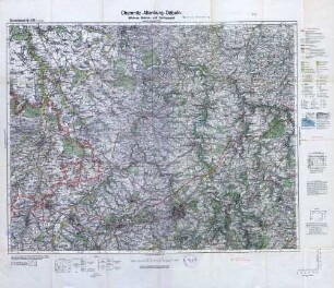 Reichskarte: Einheitsblatt 100 (1cm- Karte) Chemnitz-Altenburg-Döbeln, Mittleres Mulden- und Zschopautal