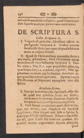 De Scriptura S.