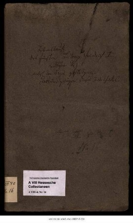Lebenslauf des Ludwig Friedrich von Schwarzburg-Rudolstadt, nebst den Abkündigungen anlässlich dessen Todesfalls