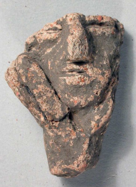 Head of a clay figure