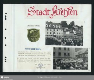 Konzert zum Heimatfest Stadt Wehlen : Dirigent: Karl-Heinz Hanicke
