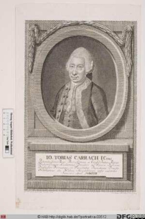 Bildnis Johann Tobias Carrach