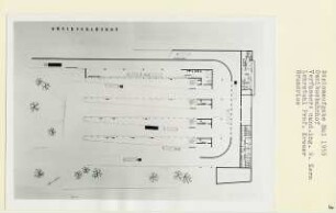 Omnibusbahnhof (Diplomarbeit bei Willy Kreuer): Grundriss Kellergeschoss